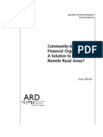 TF 053594 Community Based Financial Organizations