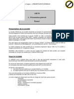 Cas de Synthese - MASTER Volet 1