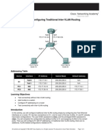 Configuring Traditional Inter-Vlan Routing