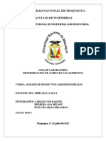 Informe de Acidez N°3