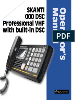 SKANTI VHF 1000 DSC Professional-Operating Manual