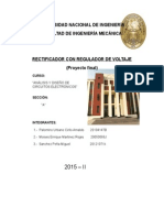 Rectificador Con Regulador de Voltaje