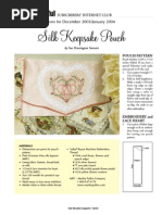 Silk Keepsake Pouch: Sew Beautiful