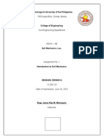 4B Senanin A#1 Introduction To Soil Mechanics 2015-2016