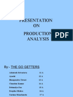 Presentation ON Production Analysis