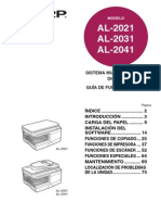 Manual Copiadora - Impresora AL-2041