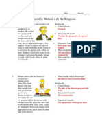 Simpsons Scientific Method-Key