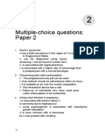 Multiple-Choice Questions: Paper 2: A B C D e