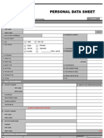 Personal Data Sheet