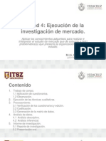 Ejecucion de La Investigacion de Mercados