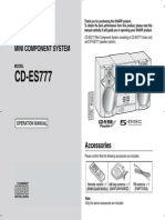 CD-ES777: Mini Component System