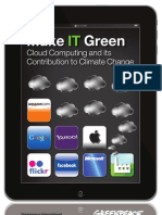 Make IT Green - Cloud Computing and Its Contribution To Climate Change