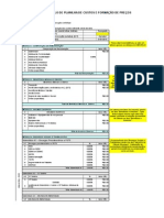 Modelo de Planilha de Custos e Formação de Preços