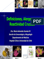 Deficiniciones, Nomenclatura y Principales Alergenos