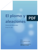 El Plomo y Sus Aleaciones