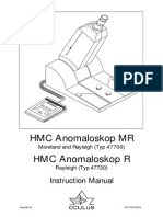 Anomaloscope Instruction Manual