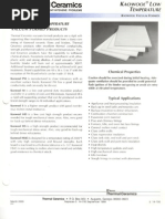 Kaowool Board Low Temperature PDF