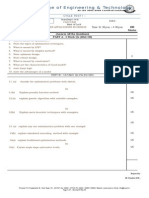 Mount Zion College of Engineering & Technology: 100 Marks (Answer All The Questions) PART A - 2 Mark Qs (10x2 20)