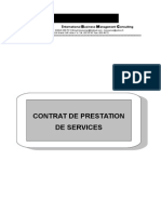 Contrat de Prestation de Services