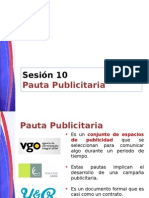 Pauta Publicitaria en Medios