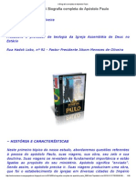 A Biografia Completa Do Apóstolo Paulo