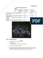 Signature Assignment - Physics 1010