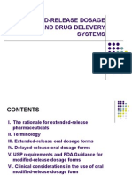 Modified-Release Dosage Forms and Drug Delevery Systems