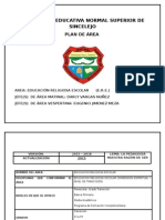 Resignificacion de Plan de Area 2015 Parte Conceptual