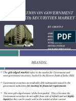 Presentation On Government (Gilt Edged) Securities