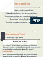 Prinsip - Prinsip Kesetimbangan Kimia