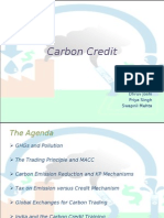 Carbon Credit: By: Amit Sheth Anand Dube Dhruv Joshi Priya Singh Swapnil Mehta