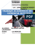 T. A. Gerencia Integral. 2015 - II