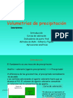 Volumetrias de Precipitacion