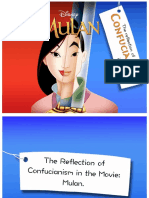 The Reflection of Confucianism in The Movie: MULAN