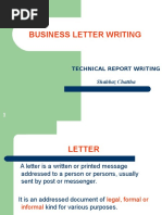 Notes-How To Write Business Letters