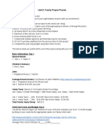 Unit 6: Family Project Packet: Ave. Salary X Grade Percentage Take Home Salary Ave. Salary - Take Home Salary