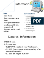 Data vs. Information