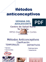 Métodos Anticonceptivos