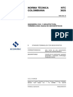 NTC 3625 Terminnología Usada en Geosintéticos