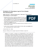 Forests: Evaluation of A Smartphone App For Forest Sample Plot Measurements