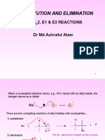 SN1 SN2 E1 E2 Reaction PHR-122