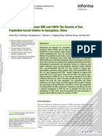 The Association Between BMI and COPD: The Results of Two Population-Based Studies in Guangzhou, China