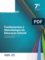 Pedagogia Fundamentos Metodologia Educacao Infantil