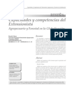 Capacidades y Competencias Del Extensionista Agropecuario y Forestal en La Globalización.