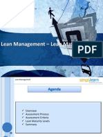 Lesson 09 Lean Maturity Matrix