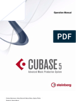 Operation - Manual Cubase 5