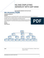 On Implementing and Displaying Standard Hierarchy in Sap Hana