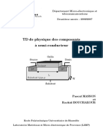 DS de Physique Des Composants A Semiconducteurs