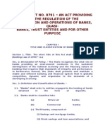 Philippine General Banking Act Ra 8791