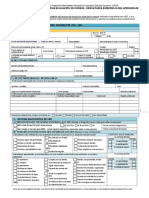 Formulario de Ingreso DEA